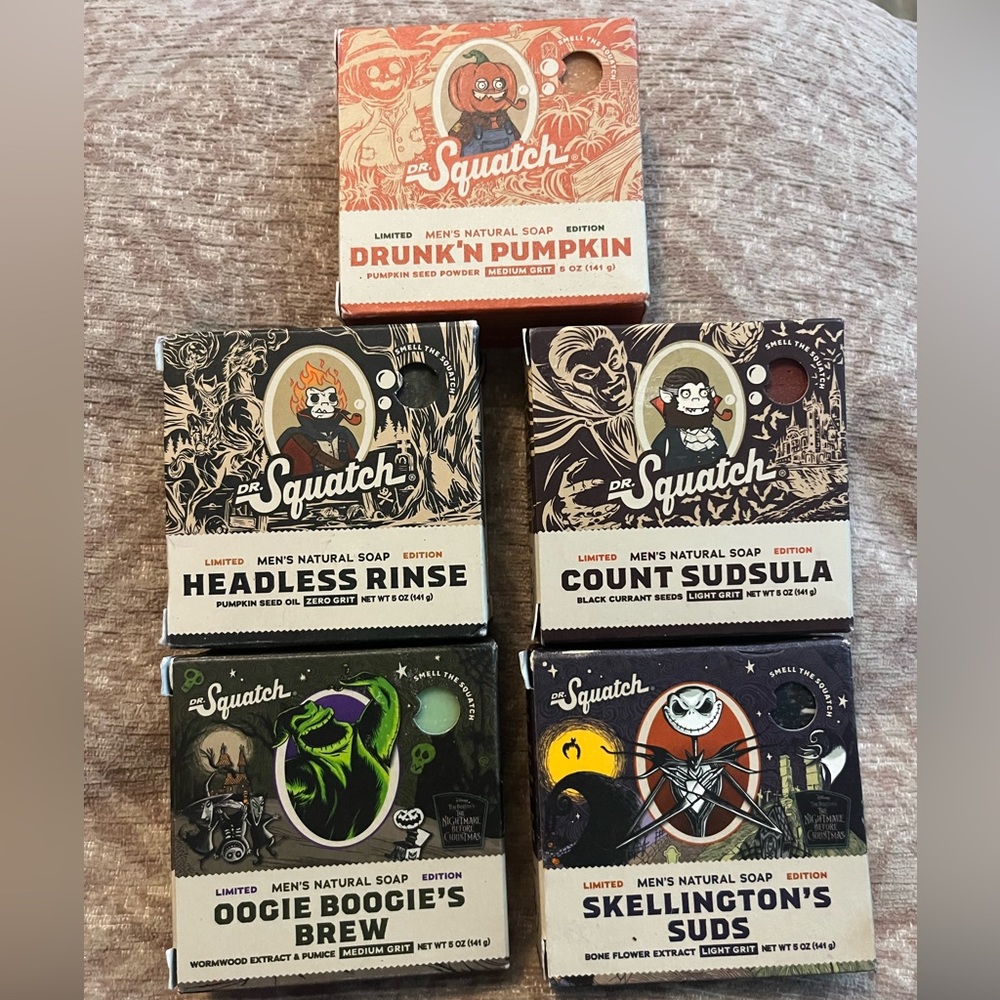 Dr. Squatch Halloween Soap Set